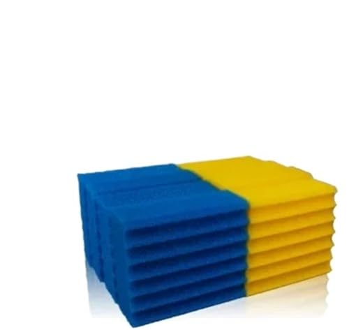 CPF/CPA Filter Baumwolle – Blau/Gelb Aquarium Bio-Filtermedien (CBF350B) von Generisch