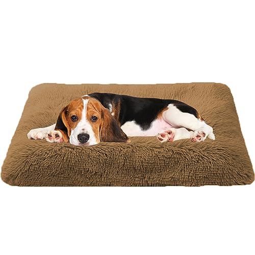 Calming Hundebettmatte, rutschfest, für kleine, große, mittelgroße Hunde, Katzen, 140 x 110 x 12 cm, Khaki Calming Hundebettmatte, rutschfest, für kleine, große, mittelgroße Hunde, Katzen, 140 x 110 x 12 cm, Khaki von Generisch