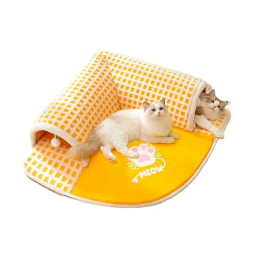 Cat Carpet Set, Cat Tunnel Rug, 19.69in Non-Slip Bottom, Soft Cats Hideaway Play Tunnel, Kittens Cats for Indoor, Outdoor Interactive, Toy von Generisch