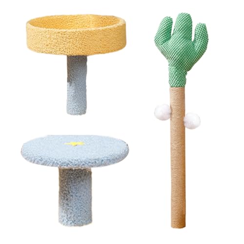 Cat Climbing Tree, Cactus Cat Tree, Cat Activity Center, Interactive Cat Tree, Cat Playhouse Stand, Removable Cat Climber Removable Cat Climber Stand Space Scratching Posts Ball for Small Large Cats Cat Climbing Tree, Cactus Cat Tree, Cat Activity Center, Interactive Cat Tree, Cat Playhouse Stand, Removable Cat Climber Removable Cat Climber Stand Space Scratching Posts Ball for Small Large Cats von Generisch