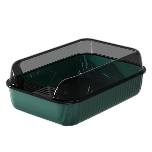 Cat Litter Box with Scatter Shield, Spacious Open Top Design, High Sided Litter Box with Large Cat Litter Box Featuring A Practical for Small to Large Cats, Convenient Pet Toilet Solution Cat Litter Box with Scatter Shield, Spacious Open Top Design, High Sided Litter Box with Large Cat Litter Box Featuring A Practical for Small to Large Cats, Convenient Pet Toilet Solution von Generisch