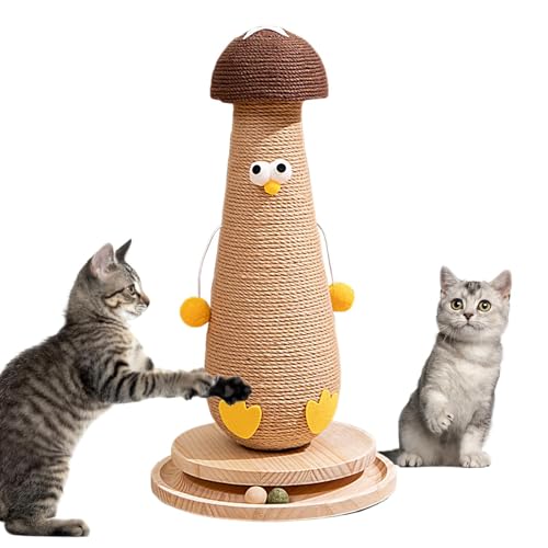 Cat Mushroom Scratching Post, Kittens Scratch Poles, Sisal Cat Scratch Post, Interactive Cat Scratcher, Scratching Pole with Ball, Cute Cat Scratch Post, Durable Pet Scratcher, Cat Activity Center Cat Mushroom Scratching Post, Kittens Scratch Poles, Sisal Cat Scratch Post, Interactive Cat Scratcher, Scratching Pole with Ball, Cute Cat Scratch Post, Durable Pet Scratcher, Cat Activity Center von Generisch