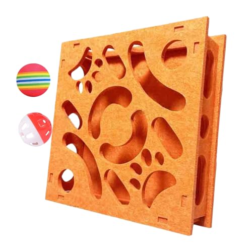 Cat Puzzle Toy - Slow Feeder Cat Bowl | Dispenser Für Ca Ts | CA T Activity Brain Mover | Kitty Treat -Puzzle -Dispenser Für Mentale Stimulation, Nahrungssuche Und Ruhiges, Fokussiertes Spiel Cat Puzzle Toy - Slow Feeder Cat Bowl | Dispenser Für Ca Ts | CA T Activity Brain Mover | Kitty Treat -Puzzle -Dispenser Für Mentale Stimulation, Nahrungssuche Und Ruhiges, Fokussiertes Spiel von Generisch