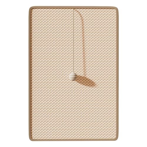 Cat Scratcher - Vertical Sisal Wall Board for Couch Protection, Furniture Saver with Fun Play Feature, Pet Activity Entertainment for Bored Cats, Sofa Corner, 23.62x11.81in Cat Scratcher - Vertical Sisal Wall Board for Couch Protection, Furniture Saver with Fun Play Feature, Pet Activity Entertainment for Bored Cats, Sofa Corner, 23.62x11.81in von Generisch