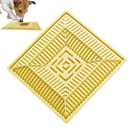 Cat Slow Feeders - Interaktiver Katzen-Puzzle-Futterspender | Leckerli-Spiel | Slow Feeder | Wasserdichtes Trocken-Nassfutter - Silikon rutschfeste sichere Fütterungsmatte für interaktives Essen Welpe Cat Slow Feeders - Interaktiver Katzen-Puzzle-Futterspender | Leckerli-Spiel | Slow Feeder | Wasserdichtes Trocken-Nassfutter - Silikon rutschfeste sichere Fütterungsmatte für interaktives Essen Welpe von Generisch