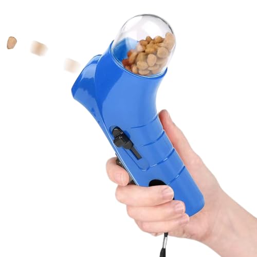 Cat Treat Guns Shooter - Leckerli Pistole Hund | Snack Slinger Leckerli Werfer | Hundefutter Katapult | Pet Treat Launcher | Hundefutter Launcher Spielzeug | Haustier Leckerli Dispenser von Generisch