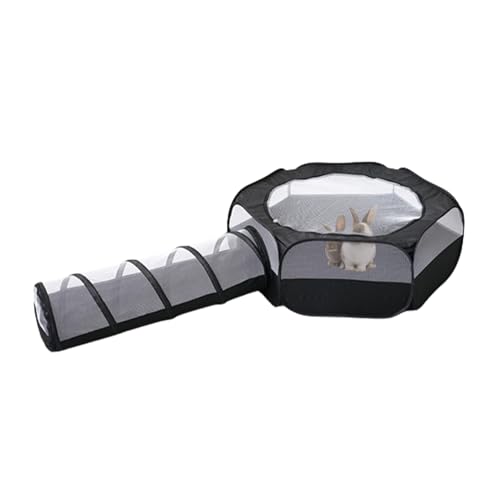 Cat -Tunnel - Interaktive Crinkle Faltbares - Einfach zu installierbare Faltkatze und Tunnel für Kaninchen, Igel, Kätzchen, Meerschweinchen, Hamster, Reptilien, Tmall von Generisch