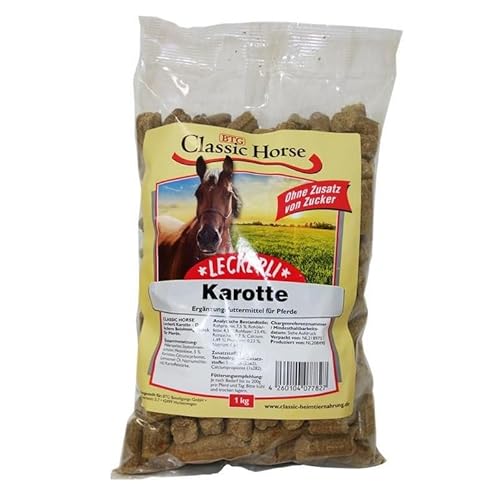 Classic Horse Snack mit Karotte 4 x 1kg von Generisch