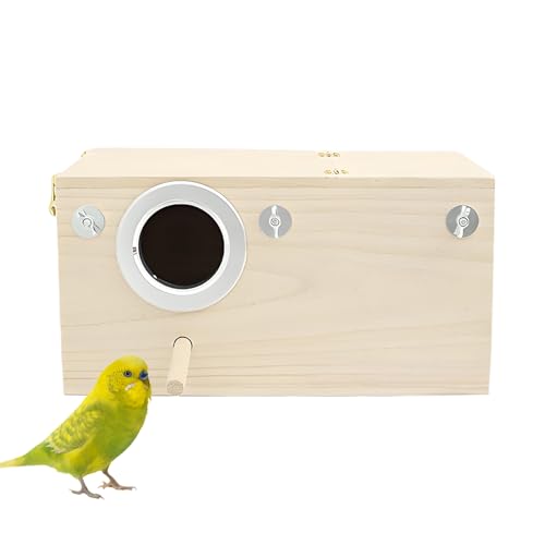 Cockatiel Nisting Box - Finch Nisting House - Holz Im Freien Im Freien Im Freien Für Kakadosen, Papellischfreundlichen FunktioneKleine Vögel Lebensräume Mit Bequemem Design Für Sichere Ruhe Und Zucht von Generisch