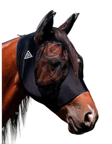 Comfort Fit Fliegenmaske Black Cob/Vollblut von Generisch