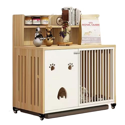 Dekorative Hundehütte aus Holz – Moderne Hundekäfig-Möbel verschönern Ihre Heimdekoration und bieten gleichzeitig einen sicheren Platz für Ihre Hundehütten Dekorative Hundehütte aus Holz – Moderne Hundekäfig-Möbel verschönern Ihre Heimdekoration und bieten gleichzeitig einen sicheren Platz für Ihre Hundehütten von Generisch