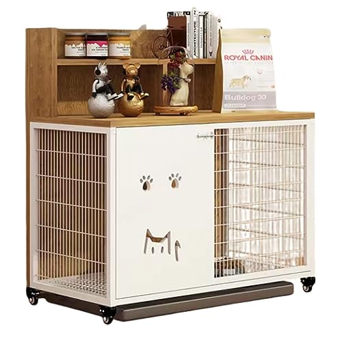 Dekorative Hundehütte aus Holz – Moderne Hundekäfig-Möbel verschönern Ihre Heimdekoration und bieten gleichzeitig einen sicheren Platz für Ihre Hundehütten Dekorative Hundehütte aus Holz – Moderne Hundekäfig-Möbel verschönern Ihre Heimdekoration und bieten gleichzeitig einen sicheren Platz für Ihre Hundehütten von Generisch