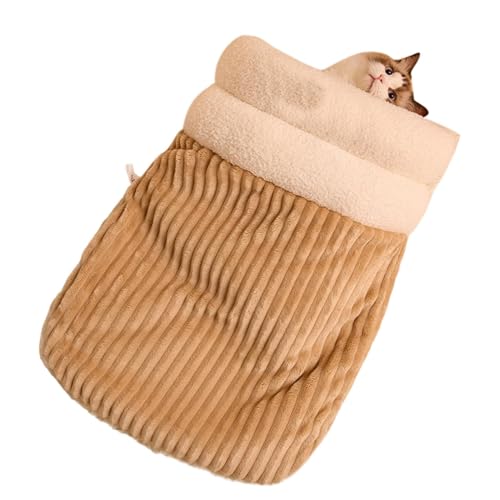 Dog Nest, Cat Bed, Washable Cat Bed, Cat Cave Bed, Pet House, Warming Plush Hide Cave, Cat House Bed Semi-Closed Sleeping Cave Dog Cave House for Puppy Kitten Small Cats Dogs von Generisch