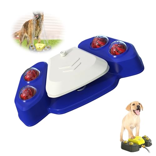 Dog Sprinkler Paw Activated,Dog Sprinkler for Outdoor,Paw-Activated Large Puppy Water Fountain with Adjustable Spray, Pet Water Toy for Play and Drinking (Blue) von Generisch