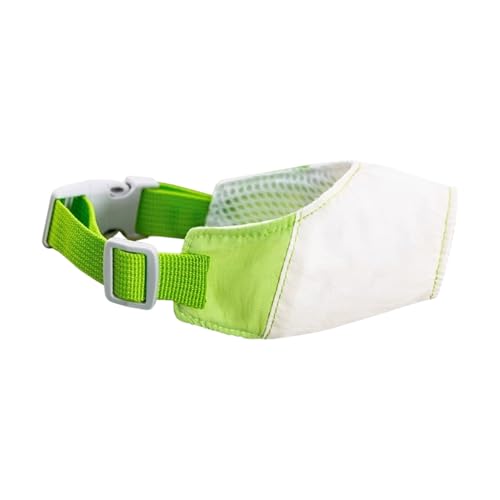 Dog Waterproof Muzzle, Breathable Safety Mouth Cover, S, M, L, Anti-Biting Barking Chewing, Scavenging, Adjustable Soft Mesh Muzzle for Dogs, Lightweight Taslon Material von Generisch