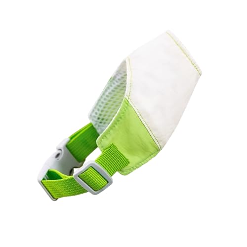 Dog Waterproof Muzzle, Breathable Safety Mouth Cover, S, M, L, Anti-Biting Barking Chewing, Scavenging, Adjustable Soft Mesh Muzzle for Dogs, Lightweight Taslon Material von Generisch