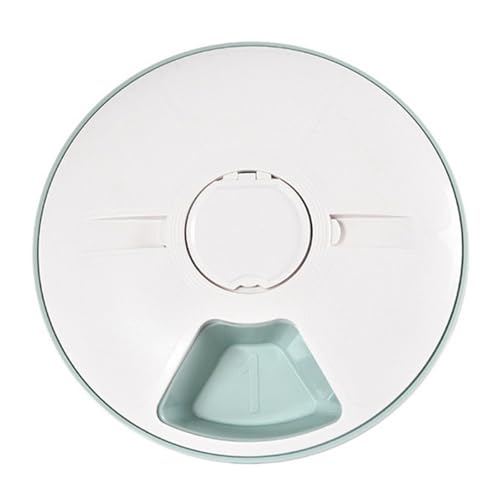 Donut 6-Meal Automatischer Haustier-Futterspender mit programmierbarem Timer, LCD-Display Automatischer Haustier-Futterspender für Katze Hund, Automatischer Futterspender mit Timer & Musikerinnerung Donut 6-Meal Automatischer Haustier-Futterspender mit programmierbarem Timer, LCD-Display Automatischer Haustier-Futterspender für Katze Hund, Automatischer Futterspender mit Timer & Musikerinnerung von Generisch