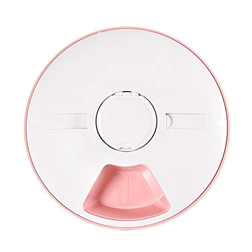 Donut 6-Meal Automatischer Haustier-Futterspender mit programmierbarem Timer, LCD-Display Automatischer Haustier-Futterspender für Katze Hund, Automatischer Futterspender mit Timer & Musikerinnerung Donut 6-Meal Automatischer Haustier-Futterspender mit programmierbarem Timer, LCD-Display Automatischer Haustier-Futterspender für Katze Hund, Automatischer Futterspender mit Timer & Musikerinnerung von Generisch