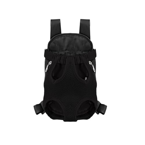 Doppelschultertasche, atmungsaktiv, tragbar, Reiserucksack, Netz-Vordertasche für kleine Katzen, Outdoor, Schwarz, Größe M Doppelschultertasche, atmungsaktiv, tragbar, Reiserucksack, Netz-Vordertasche für kleine Katzen, Outdoor, Schwarz, Größe M von Generisch