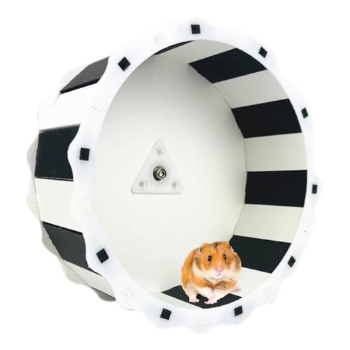Durable Silent Mini Hamster Laufrad Spielzeug Lustiges Übungsrad für kleine Haustiere Interessantes Kunststoff Hamsterrad von Generisch