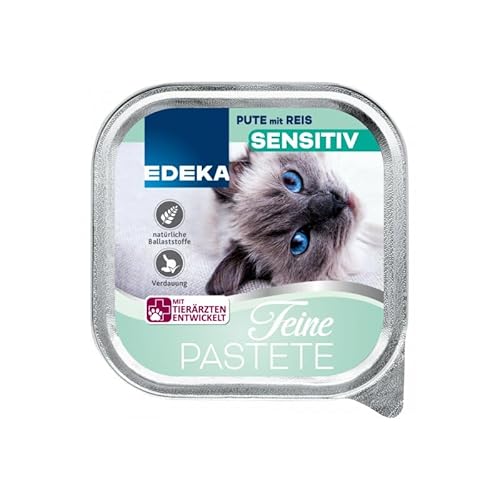 EDEKA Feine Happen Sensitive mit Pute und Reis 32 * 100g von Generisch