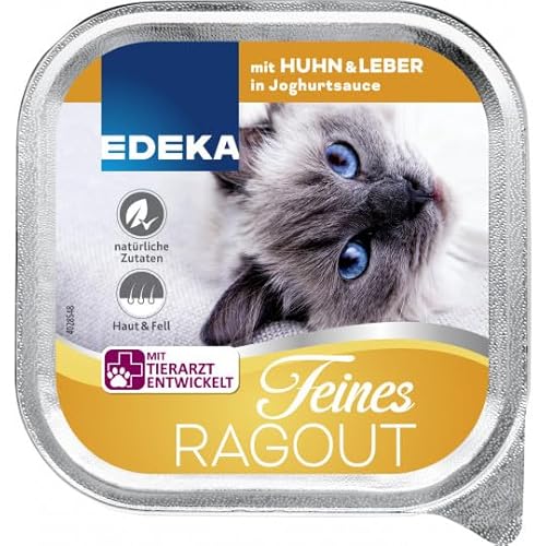 EDEKA Feines Ragout mit Huhn & Leber in Joghurtsauce 100G (32 x 100g) von Generisch