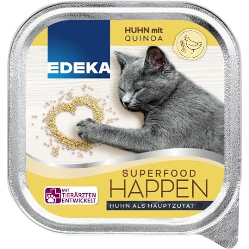 EDEKA Superfood Happen Huhn mit Quinoa 100G (32 x 100g) von Generisch