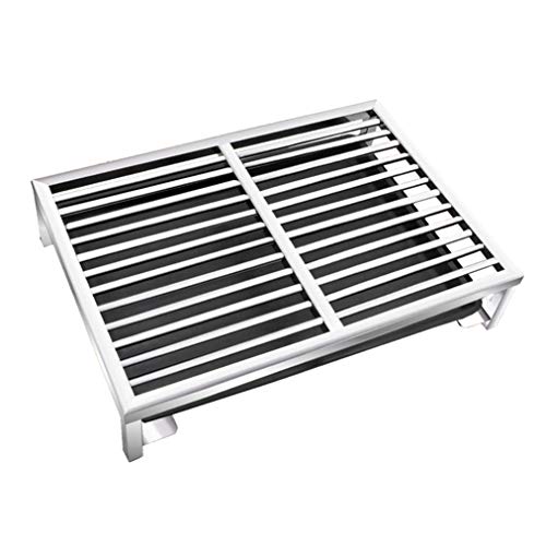 Edelstahl-Urinal für kleine und mittelgroße Hunde, langlebige Anti-Biss-Klo für den Innenbereich mit leicht zu reinigender Ablage (62 x 42 x 10 cm) – perfekt für das Haustiertraining von Generisch