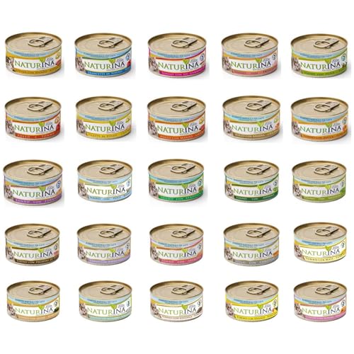 Elite Naturina Cat Katzenfutter Nassfutter - Vorteilspack 24 x 70g (70g, Thunfisch Mais) von Generisch