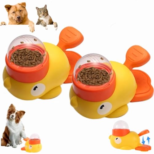 Entenform Hund Slow Feeder Spielzeug, Entenform Haustier Futterspender für Hunde/Katzen, Interaktives Hundespielzeug mit Langsamfütterung für Haustierbeschäftigung & Intelligenztraining (2stück) Entenform Hund Slow Feeder Spielzeug, Entenform Haustier Futterspender für Hunde/Katzen, Interaktives Hundespielzeug mit Langsamfütterung für Haustierbeschäftigung & Intelligenztraining (2stück) von Generisch
