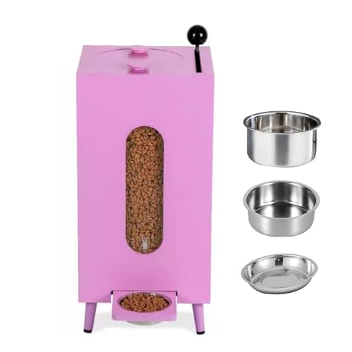 Erhöhter Hundenapf für große, mittelgroße und kleine Hunde – erhöhter Hundenapf mit 3 Edelstahlnäpfen, speichert 10 kg Futter – Haustier-Futterständer Erhöhter Hundenapf für große, mittelgroße und kleine Hunde – erhöhter Hundenapf mit 3 Edelstahlnäpfen, speichert 10 kg Futter – Haustier-Futterständer von Generisch