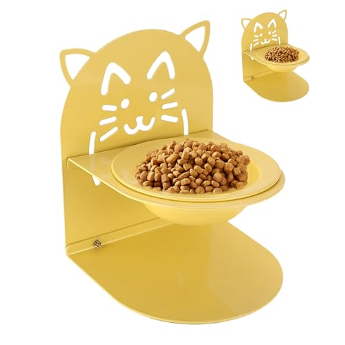 Erhöhter Katzenfutternapf, Abnehmbarer Futterautomat für Haustiere, Auslaufsicherer Abnehmbarer Katzennapf Für Innenbereich, Reisen, Auto & Zuhause von Generisch