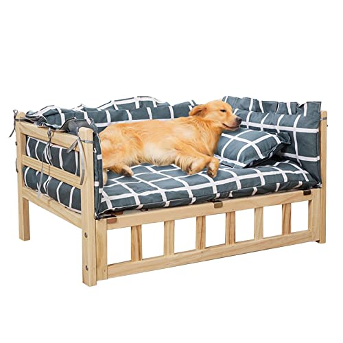 Erhöhtes Hundebett mit waschbarer Matratze/Kissen – perfektes erhöhtes Haustierbett für drinnen und draußen, für kleine, mittelgroße und große und ältere Hunde – einfache Montage Erhöhtes Hundebett mit waschbarer Matratze/Kissen – perfektes erhöhtes Haustierbett für drinnen und draußen, für kleine, mittelgroße und große und ältere Hunde – einfache Montage von Generisch