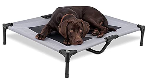 Erhöhtes Kühlbett für Hunde, waschbar, atmungsaktiv, langlebig, zusammenklappbar, für kleine, mittelgroße und große Hunde und Katzen, ideal zum Schlafen im Freien von Generisch