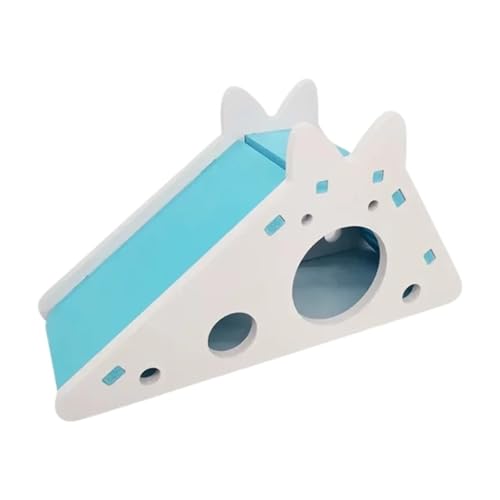Es gibt ein farbenfrohes Haustierhaus mit Treppen und Rutschen, mit Eichhörnchen, Rennmäuse, Hamster usw. (Blau A) von Generisch
