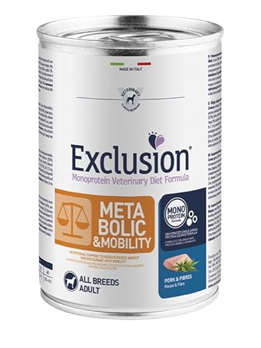 Exclusion Metabolic & Mobility Nassfutter für Hunde, 400 g, 12 Dosen Exclusion Metabolic & Mobility Nassfutter für Hunde, 400 g, 12 Dosen von Generisch