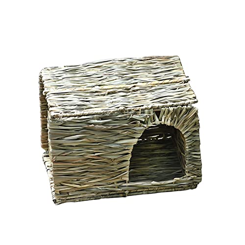 Extra großes Grashaus für Kaninchen, handgefertigt, aus Naturrasen, faltbare Betthütte mit Öffnungen, Spielhaus für Häschen, Schweine, Frettchen zum Spielen und Schlafen Rotes Futterhaus Für (B, 30) Extra großes Grashaus für Kaninchen, handgefertigt, aus Naturrasen, faltbare Betthütte mit Öffnungen, Spielhaus für Häschen, Schweine, Frettchen zum Spielen und Schlafen Rotes Futterhaus Für (B, 30) von Generisch