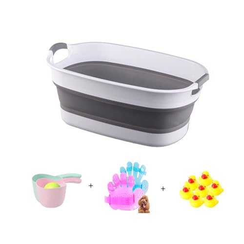 Faltbare Haustier-Badewanne, Haustier-Badewanne, katzenspezifische Badewanne, Katzenbadewanne, kleiner Hunde-Badeeimer, Anti-lauf-Waschbecken, faltbar, A, 7,5 kg Faltbare Haustier-Badewanne, Haustier-Badewanne, katzenspezifische Badewanne, Katzenbadewanne, kleiner Hunde-Badeeimer, Anti-lauf-Waschbecken, faltbar, A, 7,5 kg von Generisch