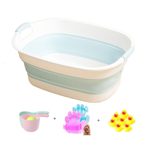 Faltbare Haustier-Badewanne, Haustier-Badewanne, katzenspezifische Badewanne, Katzenbadewanne, kleiner Hunde-Badeeimer, Anti-lauf-Waschbecken, faltbar, B, 12,5 kg Faltbare Haustier-Badewanne, Haustier-Badewanne, katzenspezifische Badewanne, Katzenbadewanne, kleiner Hunde-Badeeimer, Anti-lauf-Waschbecken, faltbar, B, 12,5 kg von Generisch