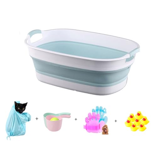 Faltbare Haustier-Badewanne, Haustier-Badewanne, katzenspezifische Badewanne, Katzenbadewanne, kleiner Hunde-Badeeimer, Anti-lauf-Waschbecken, faltbar, F, 7,5 kg Faltbare Haustier-Badewanne, Haustier-Badewanne, katzenspezifische Badewanne, Katzenbadewanne, kleiner Hunde-Badeeimer, Anti-lauf-Waschbecken, faltbar, F, 7,5 kg von Generisch