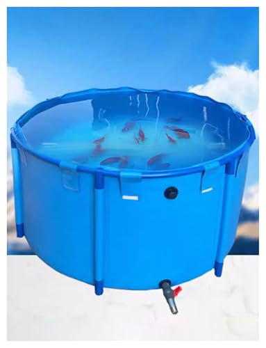Faltbarer Aquakulturtank für Fischzucht, dekoratives Schwimmbad mit Ablassventil, ideal für den oberirdischen Einsatz Faltbarer Aquakulturtank für Fischzucht, dekoratives Schwimmbad mit Ablassventil, ideal für den oberirdischen Einsatz von Generisch