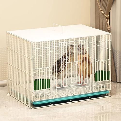 Faltbarer Metalldraht Tierlaufstall Indoor Stall mit ausziehbarer Ablage für Kaninchen, Hühner, Enten und kleine Haustiere Faltbarer Metalldraht Tierlaufstall Indoor Stall mit ausziehbarer Ablage für Kaninchen, Hühner, Enten und kleine Haustiere von Generisch