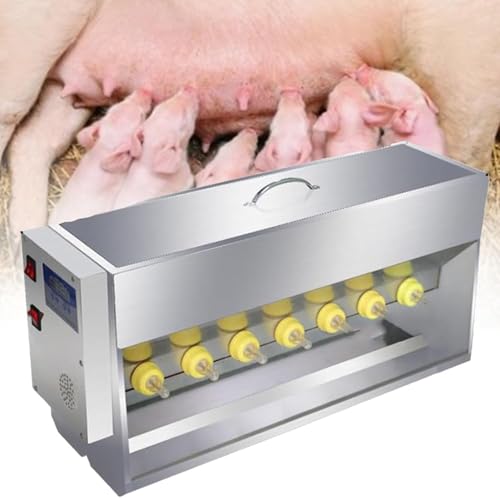 Ferkel-Futterflasche mit Silikonnippel, Multi-Piglet-Futterstation für effizienten Bauernhof- und Ranch-Einsatz Ferkel-Futterflasche mit Silikonnippel, Multi-Piglet-Futterstation für effizienten Bauernhof- und Ranch-Einsatz von Generisch