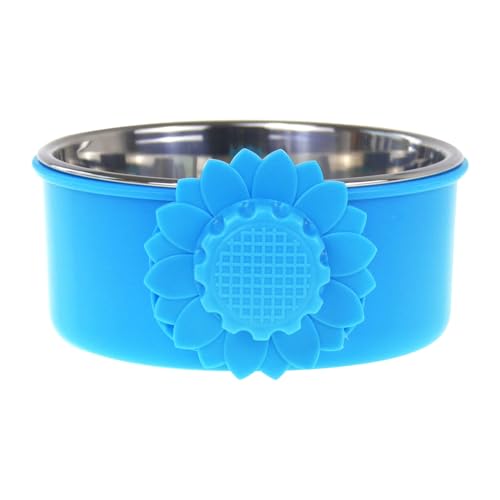 Fester Futternapf Hund Wassernapf Edelstahl Abnehmbare Futter Wassernapf Hängender Käfig Becher für Hunde Katzen Vögel Kleintiere Fester Futternapf Hund Wassernapf Edelstahl Abnehmbare Futter Wassernapf Hängender Käfig Becher für Hunde Katzen Vögel Kleintiere von Generisch