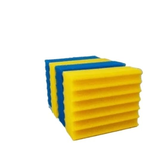 Filterbaumwolle CPF/Cpa - Biologisches Filtermaterial für Aquarien Blau/Gelb (CBF350A) von Generisch