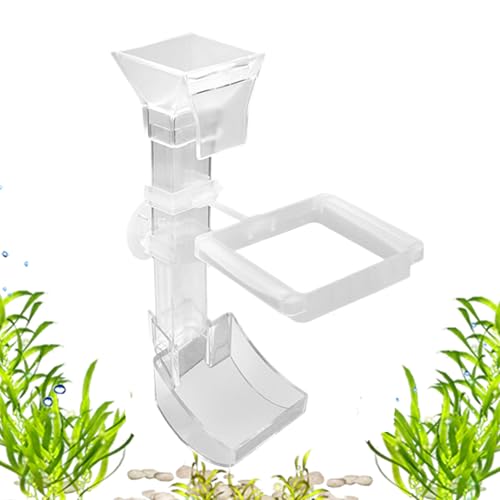 Fischfutter Spender,Aquarium Fisch Futterautomat Set - Streuvermeidung Futterröhre Zubehör Für Kampffisch Teich Haus Garten Fischfutter Spender,Aquarium Fisch Futterautomat Set - Streuvermeidung Futterröhre Zubehör Für Kampffisch Teich Haus Garten von Generisch