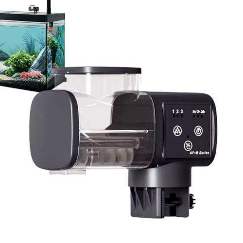 Fischfutterautomat, Automatischer Aquarium-Futterautomat, Wiederaufladbarer Präziser Intelligenter Wasserdichter Futterdispenser Für Urlaubstaugliche Teich- Und Schildkrötenfütterung von Generisch