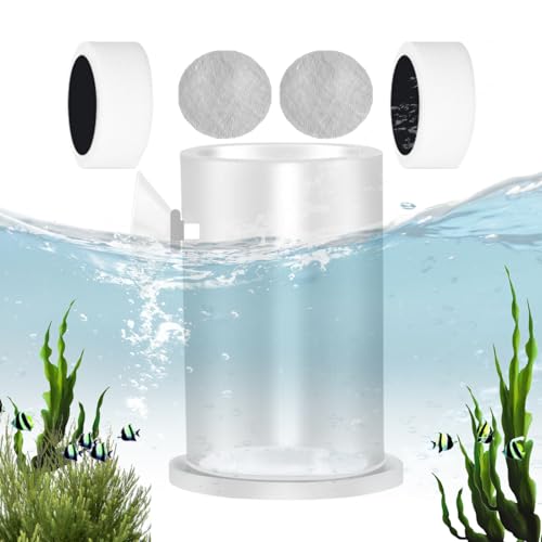 Fischfutterspender - Transparente Futterschale Mit Saugnapf-Design,Futterzubehör Mit Saugnapf-Design, Schwimmring Und Siebnetz Als Aquariumzubehör Für Zuhause von Generisch