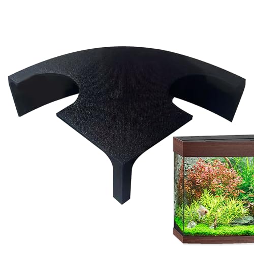 Fischtunnel, versteckt Sich für Aquarium | Stall Zwei Eingänge Fischtunnel - Tank thematische Ornamente für Echseneriteneremit Krabbe Süßwasser Marine von Generisch