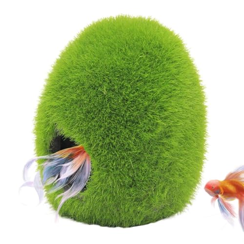 Fischversteck – Aquarium Mooshöhle Versteck | Realistische, abnehmbare, multifunktionale, geräumige Höhle für die Zucht von Betta, Süßwasser, Ecke, zum Verstecken von , Salzwasser, Lebensraum Fischversteck – Aquarium Mooshöhle Versteck | Realistische, abnehmbare, multifunktionale, geräumige Höhle für die Zucht von Betta, Süßwasser, Ecke, zum Verstecken von , Salzwasser, Lebensraum von Generisch